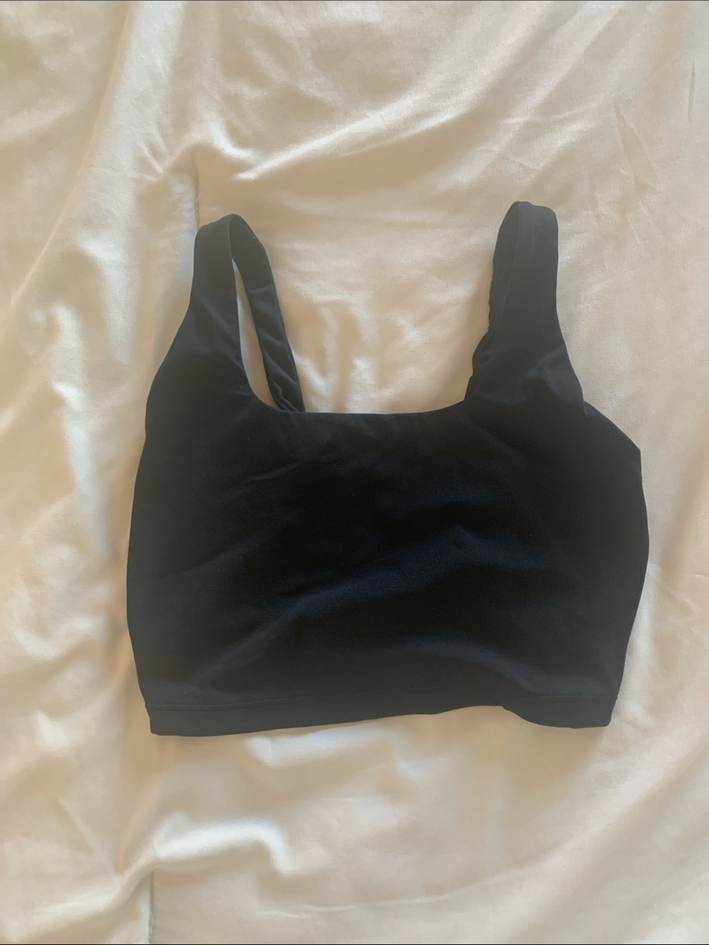 aerie Black Scoop Neck Bralette